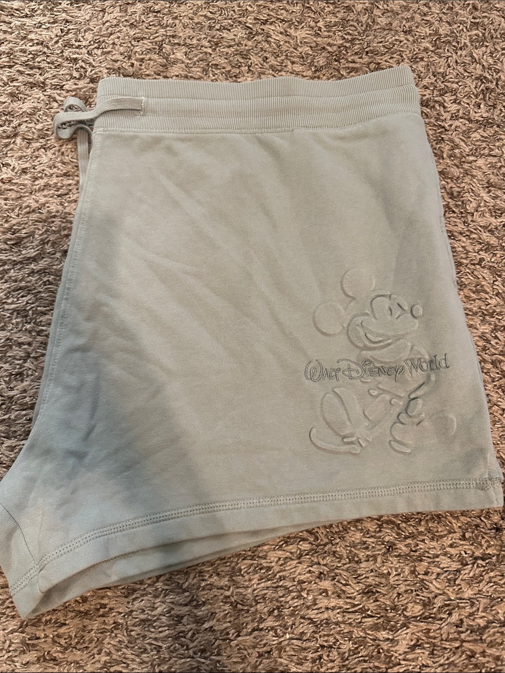 Disney Women's Sage Green Mickey lounge shorts